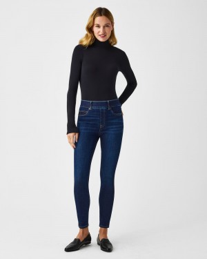 Spanx Ankle Sıska Kot Pantolon Kadın Midnight Shade | ROIXME326