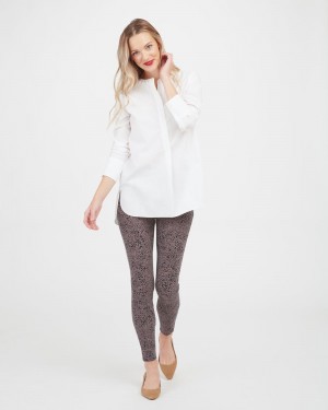 Spanx Jean-ish® Ankle Tayt Kadın Leopar | XNWMHR467