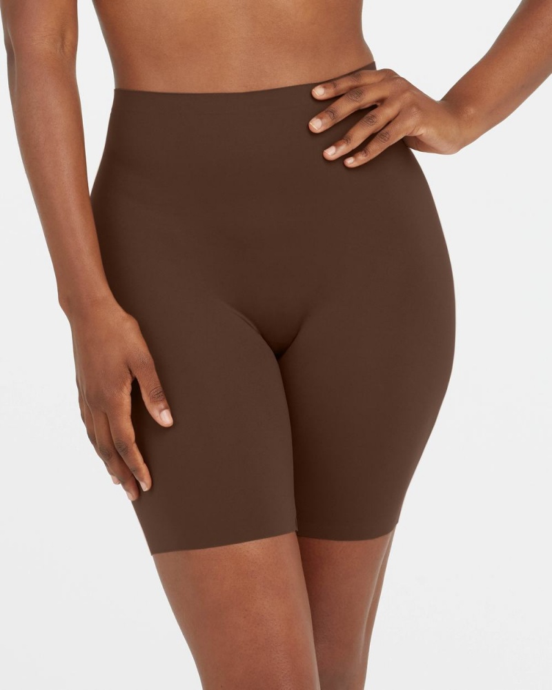 Spanx Ahhh-llelujah® \'Fit to You\' Everyday Kısa Şort Kadın Kahverengi | MEFZJX302