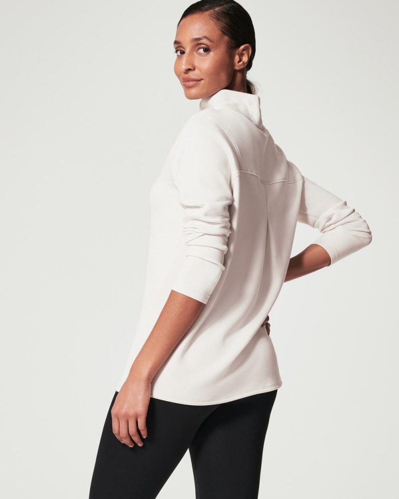 Spanx AirEssentials ‘Got-Ya-Covered’ Pullover Üstler Kadın Açık Gri | PQSMGX736