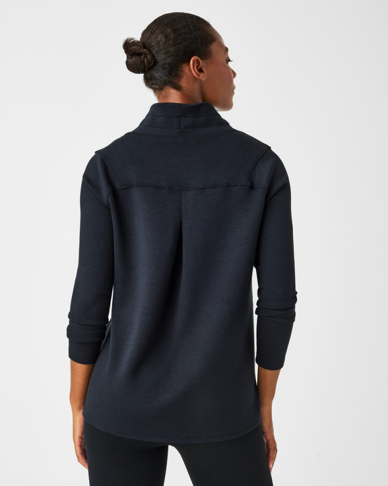 Spanx AirEssentials ‘Got-Ya-Covered’ Pullover Üstler Kadın Siyah | QUSGOP982