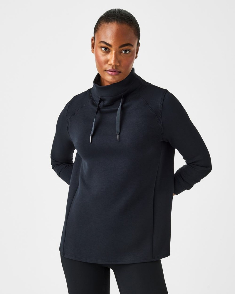 Spanx AirEssentials ‘Got-Ya-Covered’ Pullover Üstler Kadın Siyah | QUSGOP982