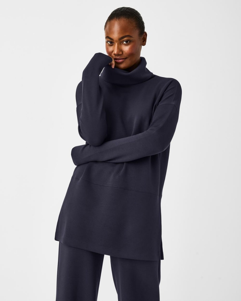 Spanx AirEssentials Turtleneck Tunic Üstler Kadın Lacivert | RKDYWA241