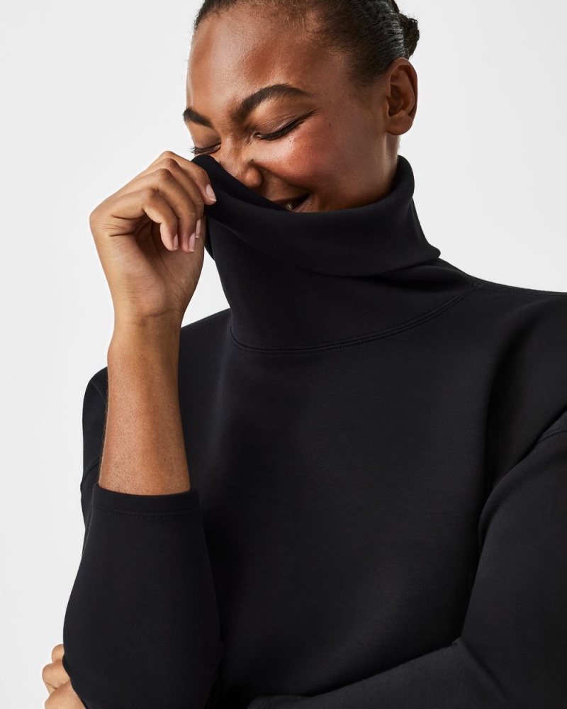 Spanx AirEssentials Turtleneck Tunic Üstler Kadın Siyah | HAJRLM601