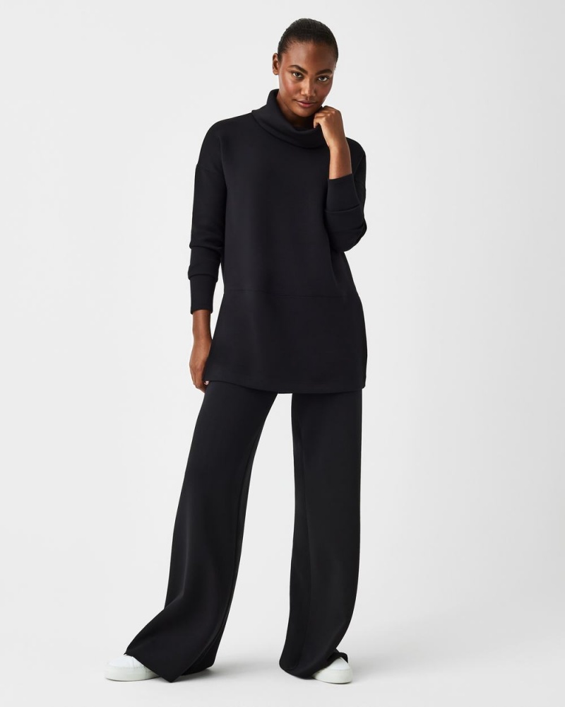 Spanx AirEssentials Turtleneck Tunic Üstler Kadın Siyah | HAJRLM601