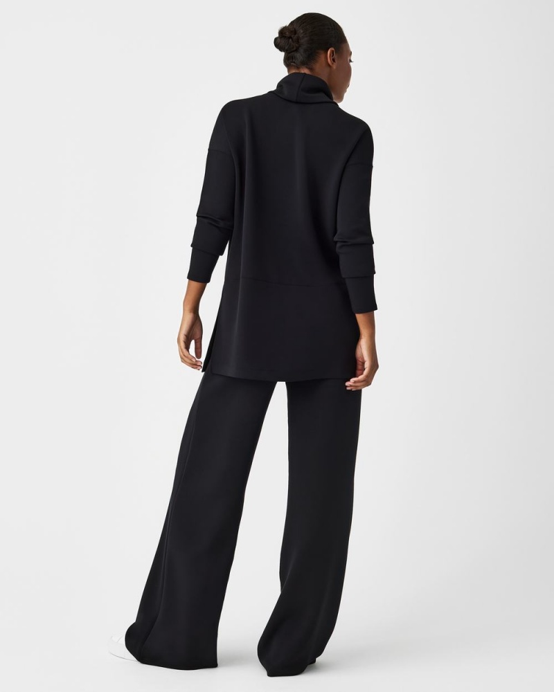 Spanx AirEssentials Turtleneck Tunic Üstler Kadın Siyah | HAJRLM601