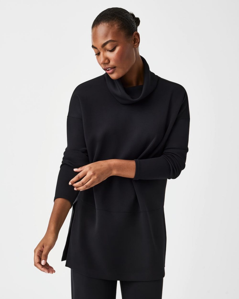 Spanx AirEssentials Turtleneck Tunic Üstler Kadın Siyah | HAJRLM601