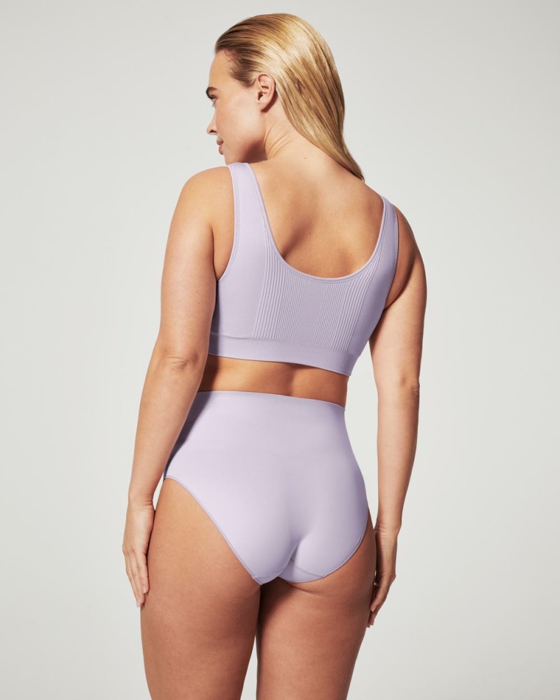 Spanx Breast of Both Worlds® Reversible Konfor Sütyen Kadın Açık Mor Bej Rengi | XKQEIV358