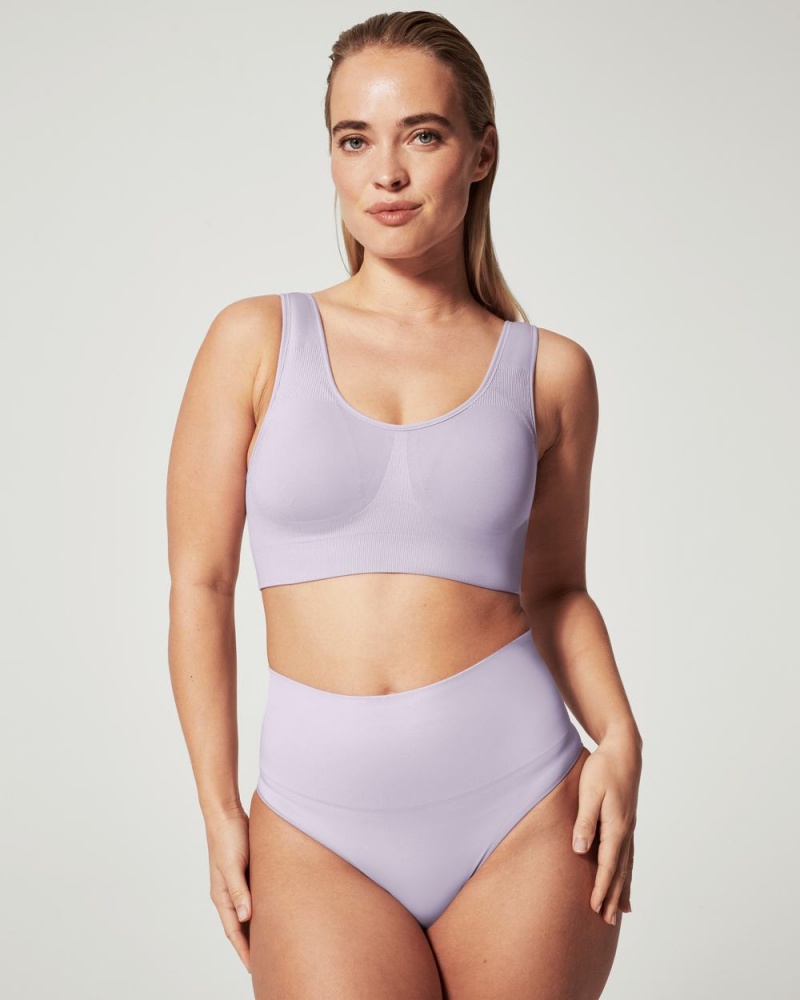 Spanx Breast of Both Worlds® Reversible Konfor Sütyen Kadın Açık Mor Bej Rengi | XKQEIV358