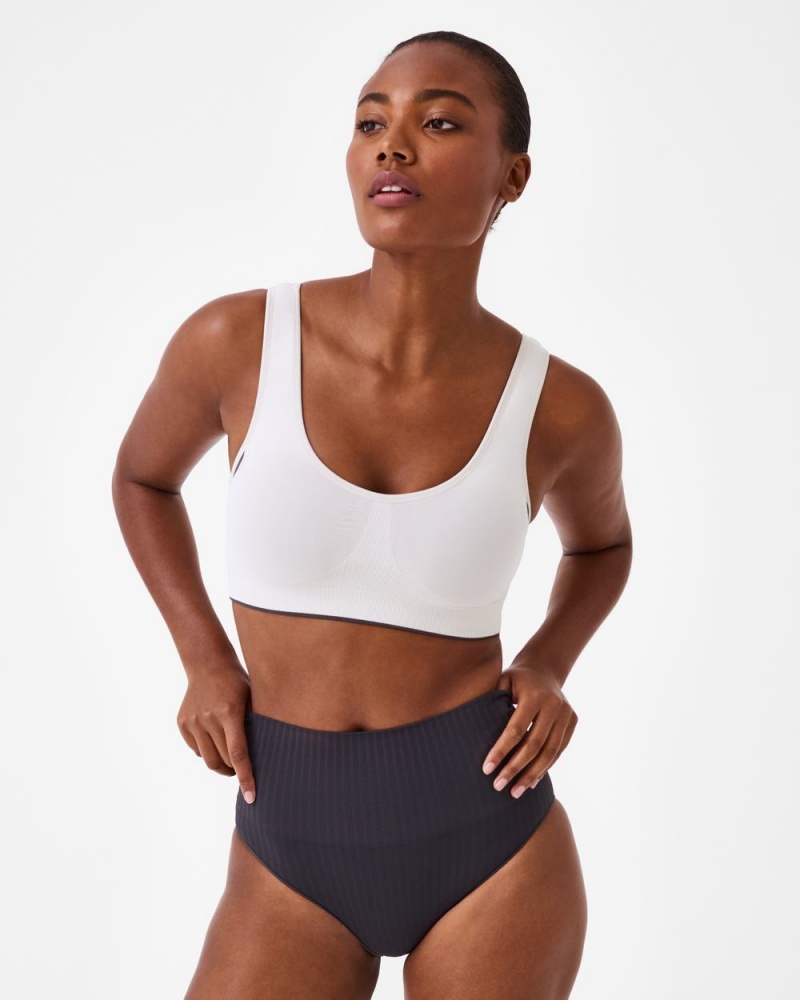 Spanx Breast of Both Worlds® Reversible Konfor Sütyen Kadın Gümüş Bej Rengi | VGKDJX549