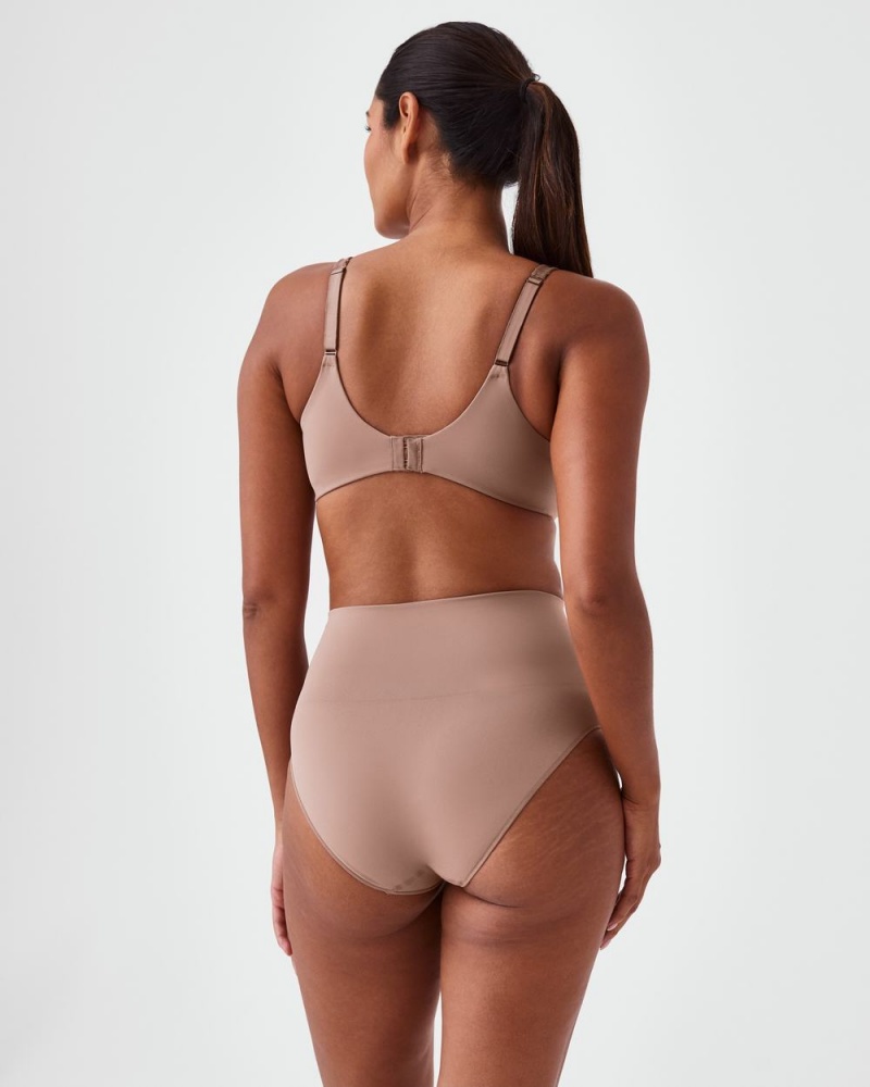 Spanx Low Profile Minimizer Sütyen Kadın Cafe Au Lait | HOYKNS627