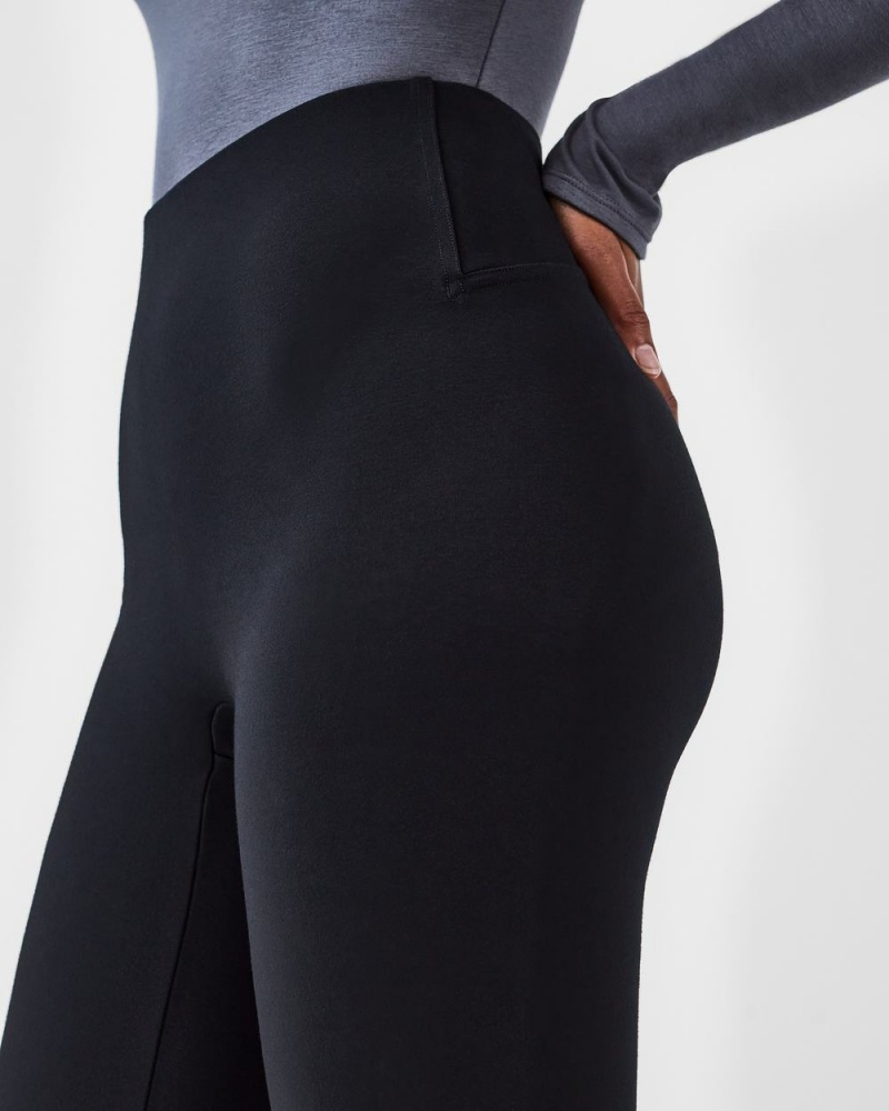 Spanx The Perfect Front Slit Sıska Pantolon Kadın Siyah | FUHGET618