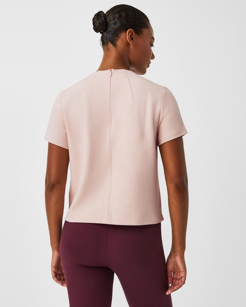 Spanx The Perfect Funnel Neck Üstler Kadın Pembe | BCPISF978