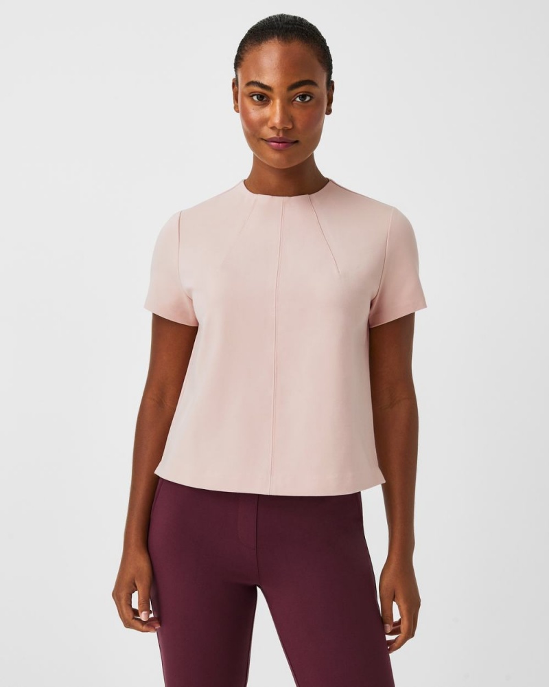 Spanx The Perfect Funnel Neck Üstler Kadın Pembe | BCPISF978