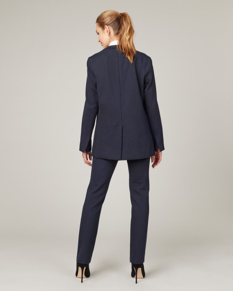 Spanx The Perfect Oversized Blazer Üstler Kadın Lacivert Gri | NCZWLH358