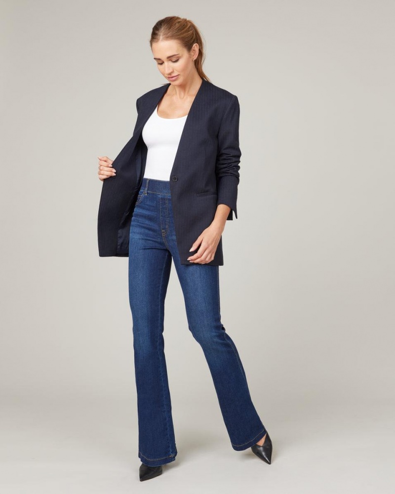 Spanx The Perfect Oversized Blazer Üstler Kadın Lacivert Gri | NCZWLH358