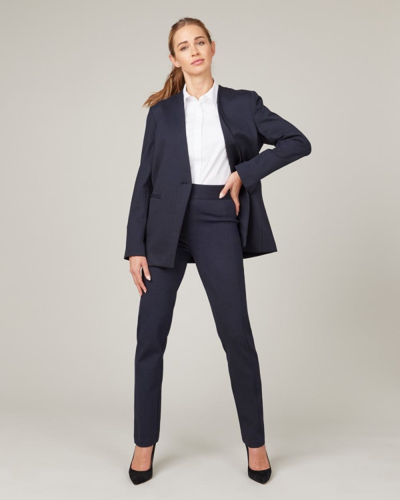 Spanx The Perfect Oversized Blazer Üstler Kadın Lacivert Gri | NCZWLH358