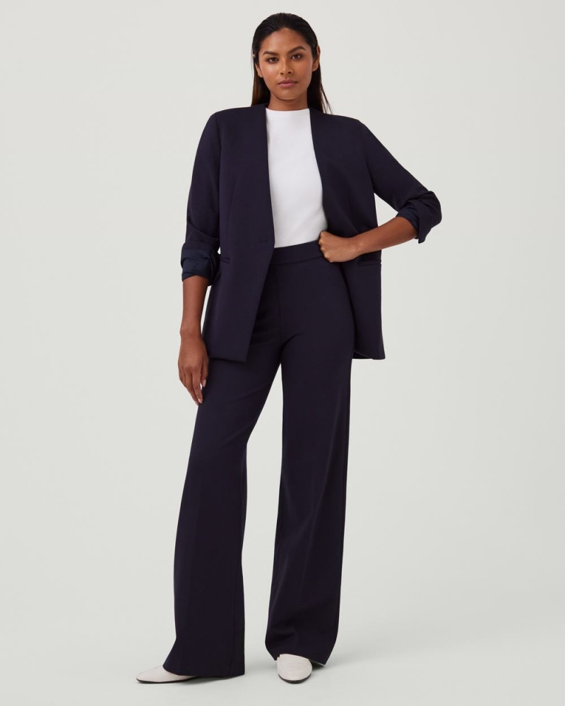 Spanx The Perfect Oversized Blazer Üstler Kadın Lacivert | ZOAHMT728