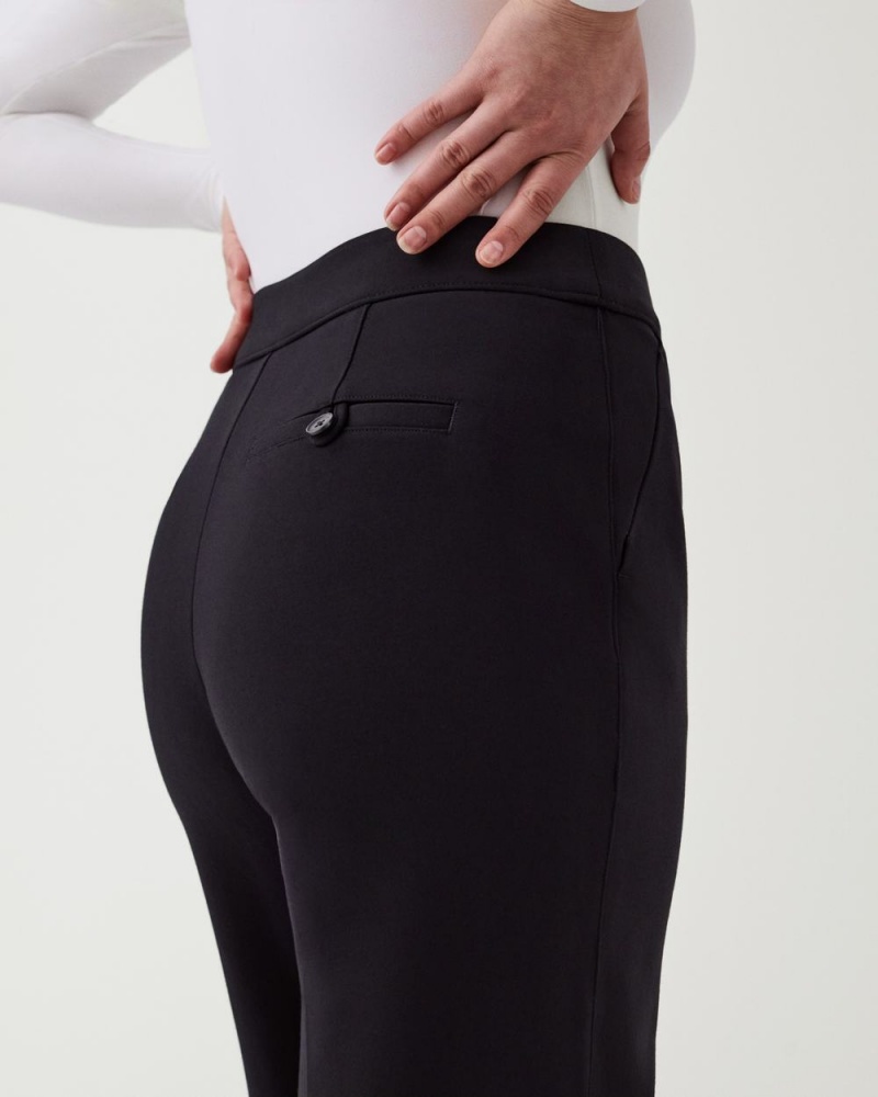 Spanx The Perfect Pant, Geniş Leg Pantolon Kadın Siyah | EIDWVO481