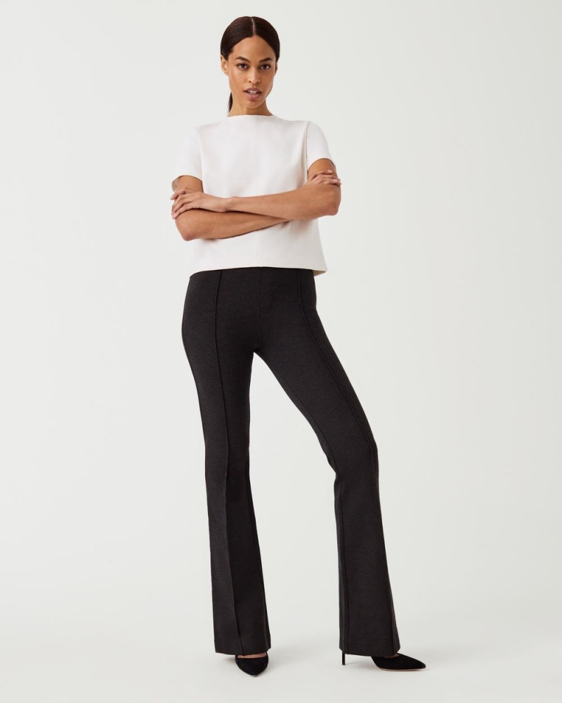 Spanx The Perfect Pant, Hi-Rise Flare Pantolon Kadın Gri | CFMEIY708