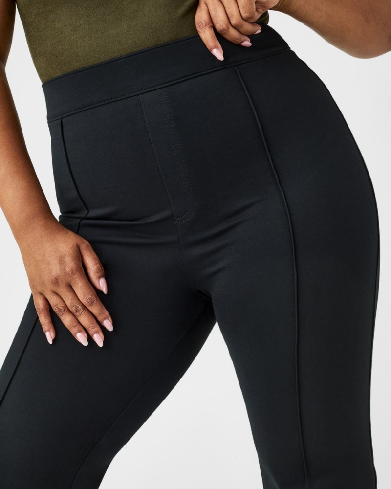 Spanx The Perfect Pant, Hi-Rise Flare Pantolon Kadın Siyah | IMTJPR063