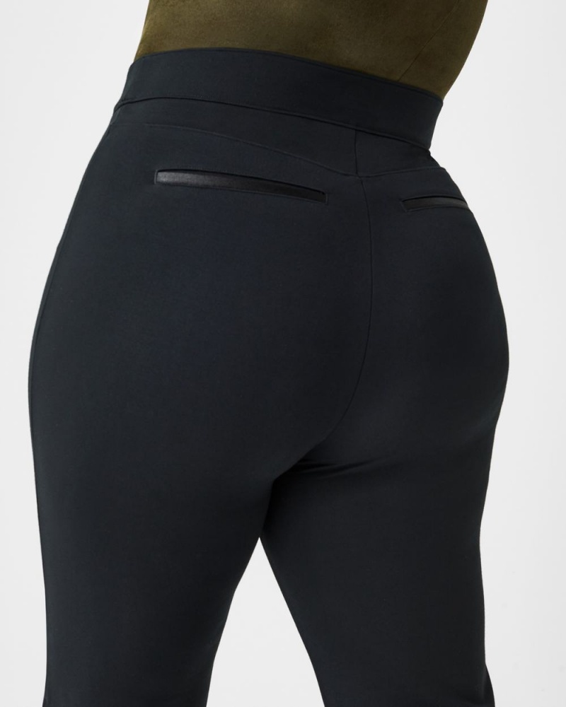 Spanx The Perfect Pant, Hi-Rise Flare Pantolon Kadın Siyah | IMTJPR063