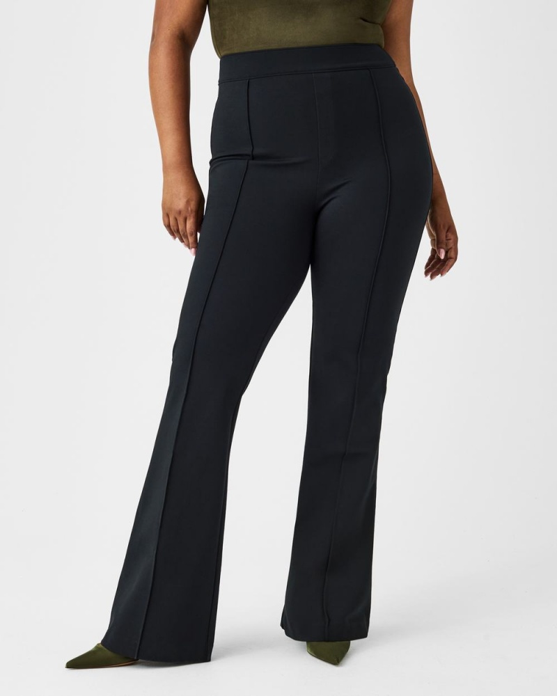 Spanx The Perfect Pant, Hi-Rise Flare Pantolon Kadın Siyah | IMTJPR063