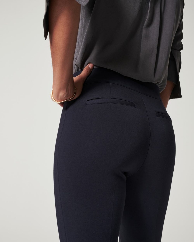 Spanx The Perfect Pant, Slim Düz Pantolon Kadın Lacivert | HUBLYD584