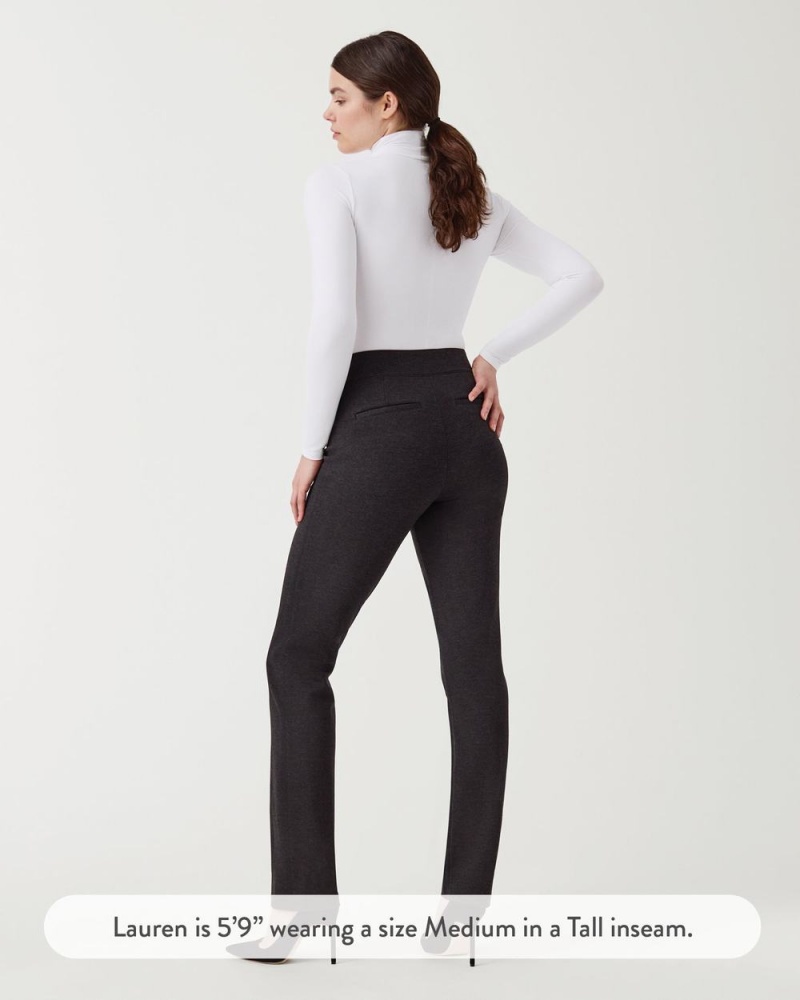 Spanx The Perfect Pant, Slim Düz Pantolon Kadın Gri | ARIKCV985