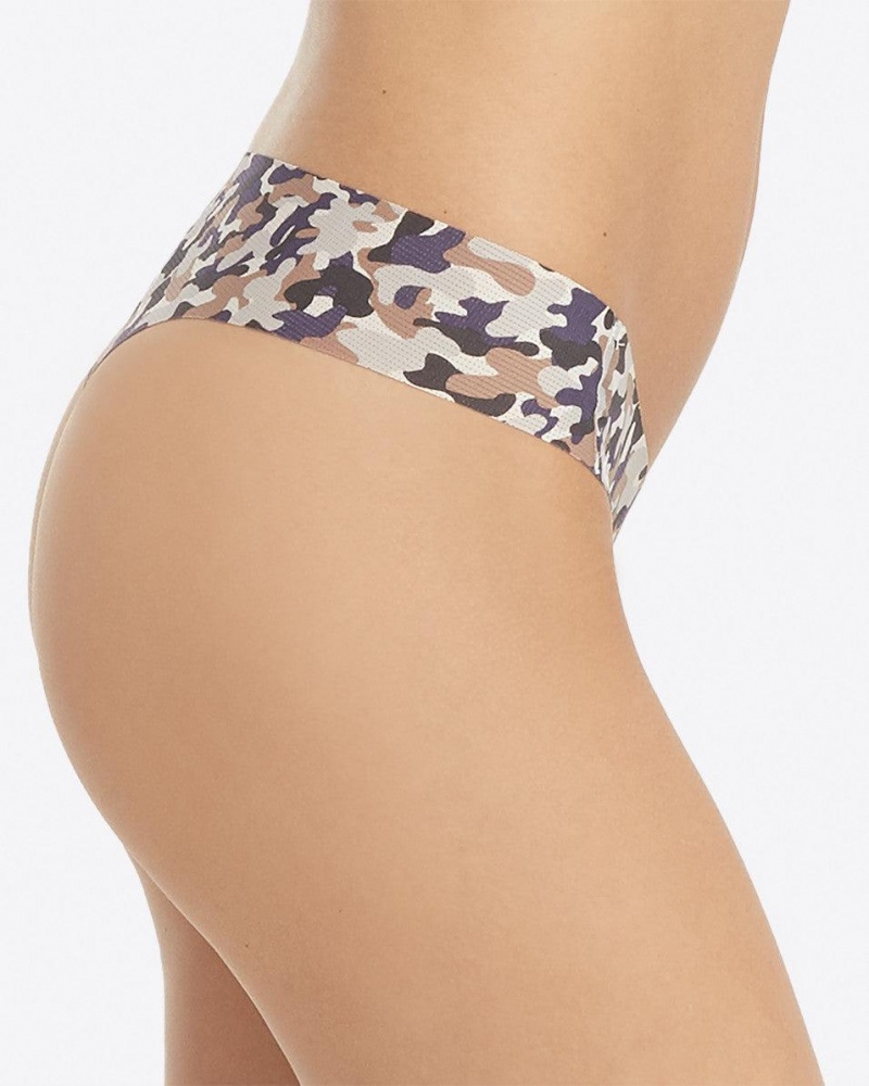 Spanx Under Statements® Tanga Kadın Mavi Camo | ZISVKP806