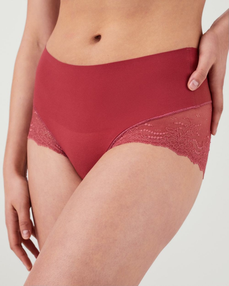 Spanx Undie-tectable® Dantel Hi-Hipster Külot Kadın Pembe | THEQSC719