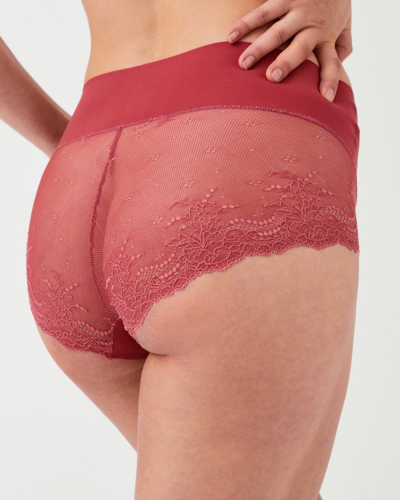 Spanx Undie-tectable® Dantel Hi-Hipster Külot Kadın Pembe | THEQSC719