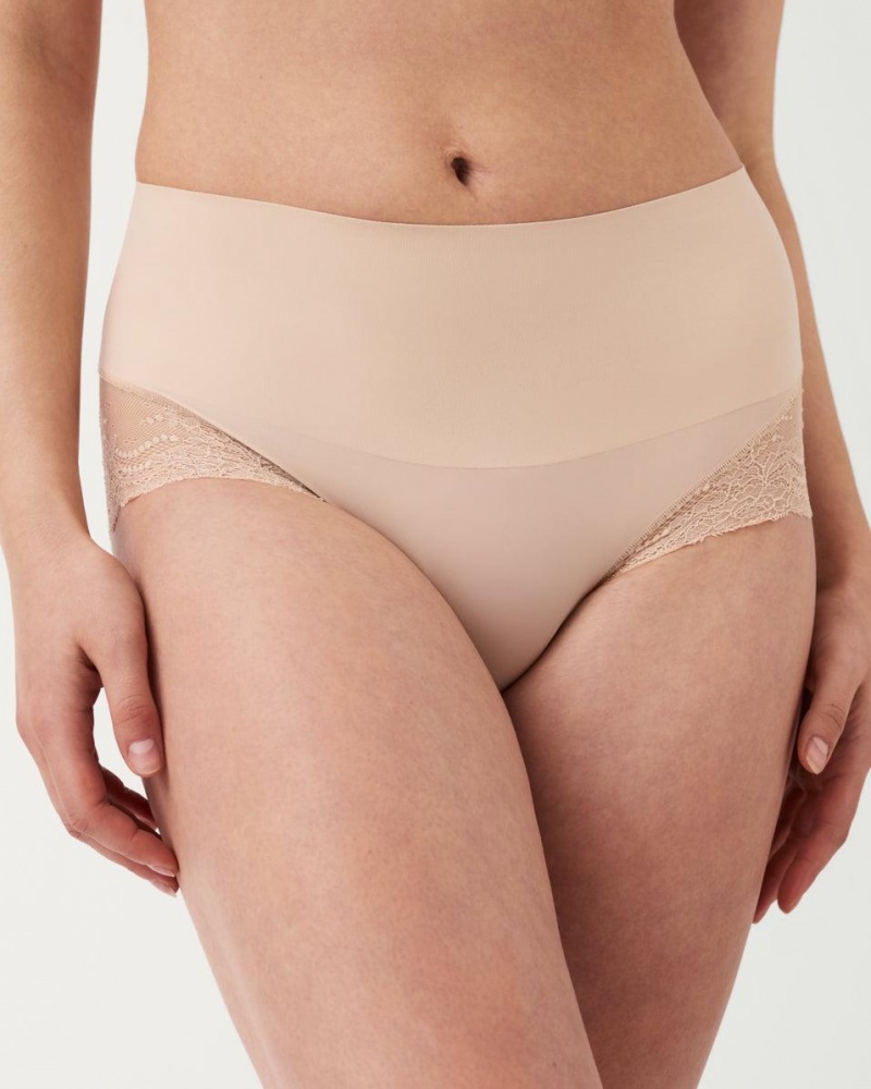 Spanx Undie-tectable® Dantel Hi-Hipster Külot Kadın Bej Rengi | NMEGHO659